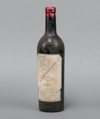 A bottle of 1928 Mount D'Armailhac Medoc, (low on the neck) 