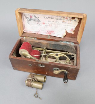 S Mawsons and Thoms. The Improved Magneto-Electric shock machine, boxed 