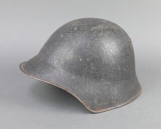 A Swiss steel helmet complete with liner (no chin strap)