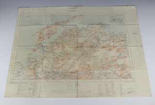 A First World War trench map Gallipoli 1/4 stamped Australian Imperial Force May 29th 1913 4th Infantry Brigade, handwritten Major 16th Battalion AIF 51cm x 67cm 