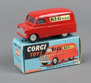 Corgi toys, a mechanical die cast Bedford 12 CWT Van 403M, boxed 