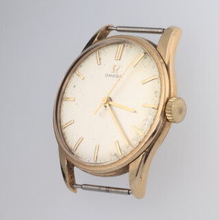A gentleman's 9ct yellow gold Omega wristwatch, the case numbered 1315405, the movement 20772285, contained in a 35mm case 