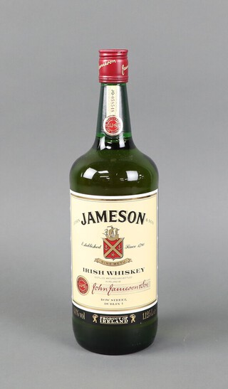 A 1.25 litre bottle of Jamesons Irish Whiskey, 43 percent proof 