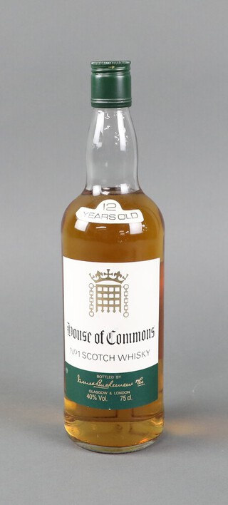 A 75cl bottle of 1980's House of Commons No.1 Scotch Whisky, 40 percent proof