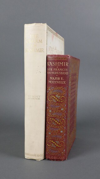 V C Scott O'Connor "The Charm of Kashmir" published by Longman Green and Co. 1920,  together with  Sir Francis Younghusband "Kashmir" published by Adam and Charles Black 1909 