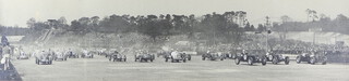 Photograph, "The Junior Car Clubs International Trophy, Brooklands, May 6th 1935, The Massed Start" 15cm x 59.5cm 