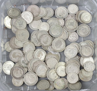 A quantity of pre-1947 UK coinage, 501 grams