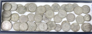 A quantity of pre-1947 UK coinage, 502 grams 