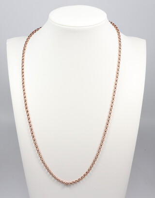 A 9ct yellow gold necklace, 11 grams, 48cm 