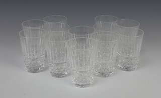 A set of 12 Waterford Crystal small tumbler glasses 