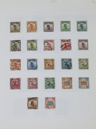 China in 3 albums from 1884 used stamps, later Peoples Republic mint and used stamps, Taiwan mint and used from 1945 - modern including some miniature sheets 