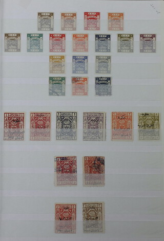 Middle East stamps with Israel from 1948 mint, later sets with tabs, some first day covers, Jordan from 1920, overprints, Lebanon with France overprinted, miniature sheets in 9 albums 