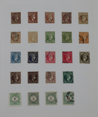 Europe stamps in 6 albums with Greece 1896 Olympics 2Dr., 1906 Olympics 5Dr., Greenland, Estonia, Latvia, Lithuania 