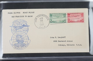 USA covers in 7 small albums, airmails, Naval covers, United Nations, Austria, Philippines 