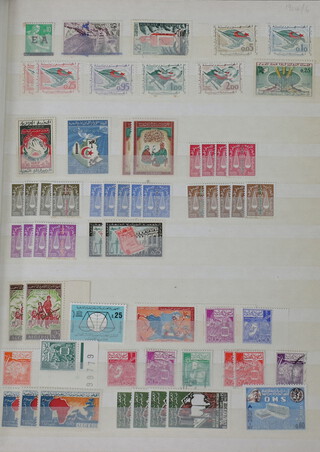 A collection of mint and used miscellaneous stamps in albums and folders, mint sheets and loose in packets 