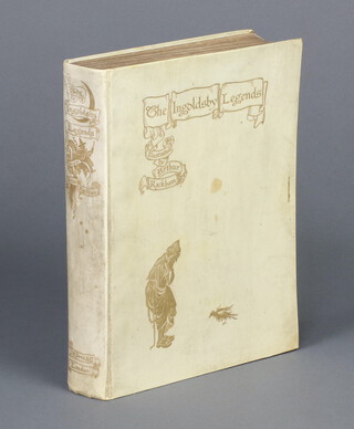 Ingoldsby Thomas,  "The Ingoldsby Legends" illustrated and signed by Arthur Rackham, bound in cream vellum gilt 8vo, limited edition 321/560, published  London, J.M. Dent 1907
