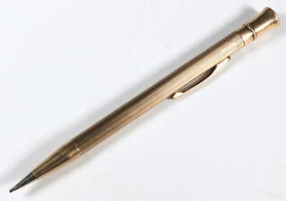 A 9ct yellow gold Eversharp propelling pencil 13cm 