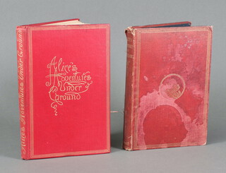 Carole Lewis, "Alice's Adventures in Wonderland" illustrated John Tenniel McMillan 1882 70th thousand edition and "Alice's Adventures Underground" McMillan 1886, 12 mo., both bound in original red cloth and gilt