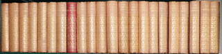 Dumas Alexandre, 22 volumes of his works "The Aramis Edition" London Blackfriars Publishing Company, all red cloth with gilt spine, colour and mono plates, 8vo.