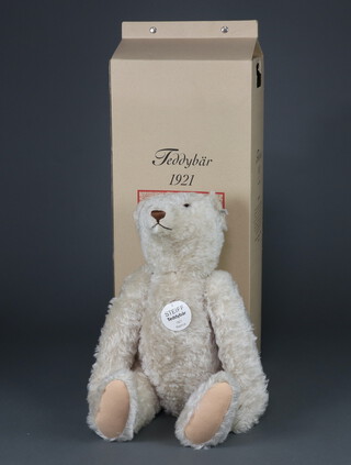 A Steiff 1921 replica teddy bear, limited edition no. 0890 of 1921  70cm,  boxed and with certificate 