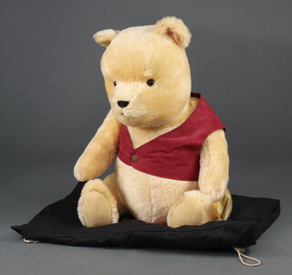 A Steiff Winnie the Pooh teddy bear 80cm, complete with bag, no paperwork 