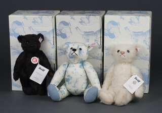 A Steiff limited edition Teddy Bear 110th Anniversary BP 55 no.249 of 1902, 26cm, boxed and with certificate, 1 other Teddy Bear Signature no.81 of 2008, 30cm, boxed and with certificate, Teddy Bear Shelly no.148 of 1500 boxed and with certificate 29cm  