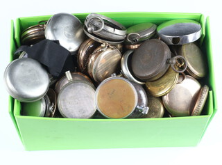 A quantity of pocket watch cases  