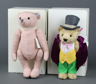 Steiff, limited edition teddy bear - Amelia Bear Paradise 32cm no.667, together with limited edition Willy Wonka no. 161 of 5000, both boxed and with certificates 