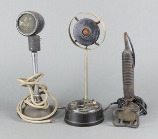 A S.T.C Ltd ( Standard Telephone Cables ) lip mike and 2 radio microphones  