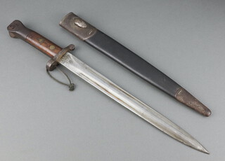 A Lee Mitford bayonet complete with scabbard  