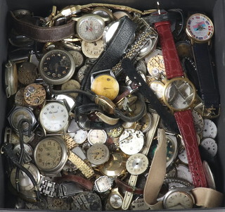 A quantity of wristwatch movements 
