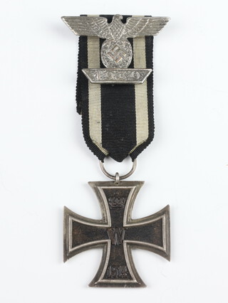 A First World War Iron Cross second class with bar 