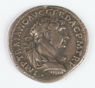 Roman Empire 98-117AD, a silver Denarius of Trojan 