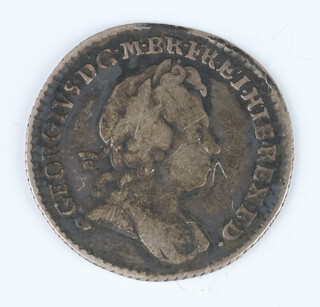 A Sterling silver sixpence of George I, 1723, South Seas Company