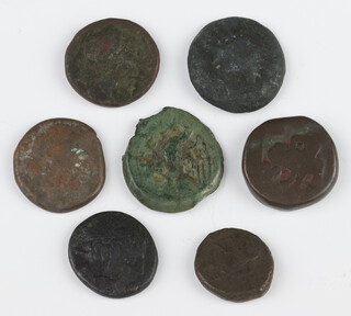 A mixture of Ancient Greek and Roman Republican coins from 100 to 50BC 