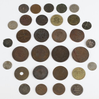 A collection of world coins covering four centuries 