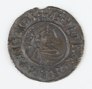 A silver penny of Aethelred II (978-1106), first hand type  