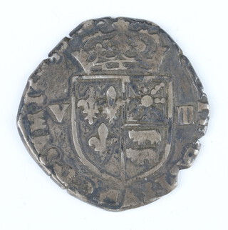 A French silver one-quarter Eco coin for King Louis XIII, issued 1610-40