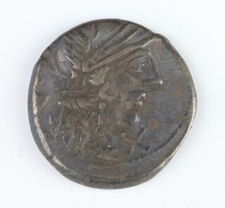 Roman Republic, 123BC, a silver Denarius coin for Marcus Fannius 