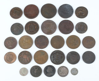 A collection of American and Canadian coins, plus a collection of British Empire coins 