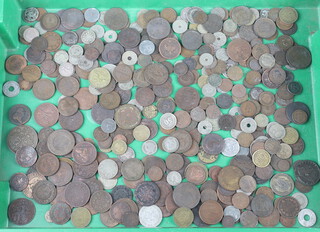 A collection of world coins from the 19th Century 