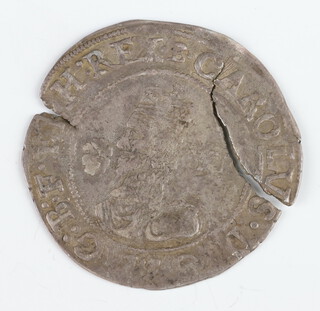 A silver sixpence of Charles I, dated 1646, minted at Bridgnorth on Severn, full flange 