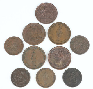 A collection of 19th Century coins and tokens from the Canadian provinces 