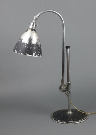A Bestlite anglepoise lamp on a circular base 62cm x 22cm 