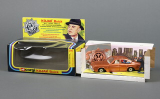 Corgi Toys, a Kojak Buick no.290 complete with figures, 2 police badge stickers and detachable beacon, boxed with original card inserts 