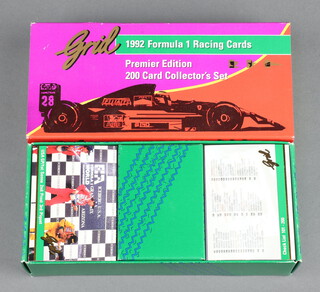 A 1992 Formula 1 Racing Cards, 200 Card Collectors Set boxed, by Gridmaster Card 