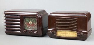 A Derwent Bakelite valve radio, together with a Cossor 464 Bakelite valve radio
