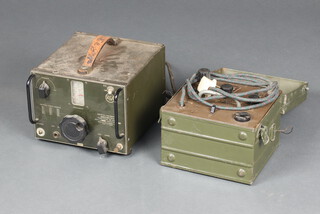 A WWII military radio Wavemeter Class D No. 1 Mk II together with an RCA Crystal Calibrated Wavemeter type TE149
