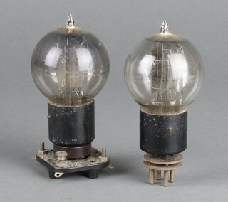 A pair of rare Western Electric 205-D tennis ball tube valves