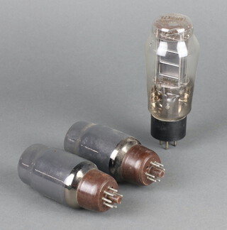 A pair of CV1075 (KT66) both with continuity and a Radio Records AC/PX25 power output triode with continuity